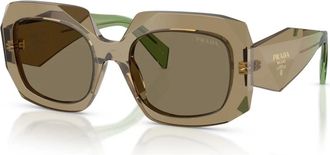 Prada Dames, Accessoires, Bruin, Maat: 54 MM Polyamide