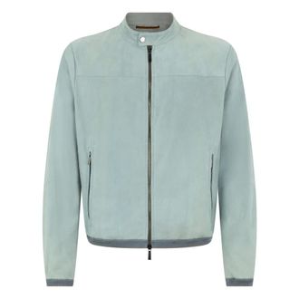 Moorer Light Jackets, male, Blue, Size: M Orazio