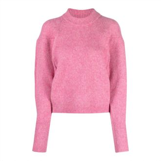 Roseanna Womens Maille Pull Carla Sweater In Pink