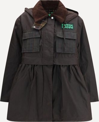 Barbour Giacca cerata con peplo di Barbour x GANNI Woman 10