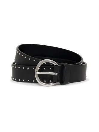 Sanctuary Womens Riot Leather Belt In Black
