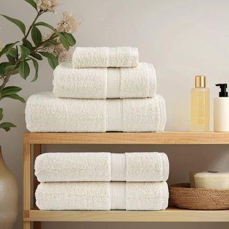 Berkfield Home Premium Shower Towels SOLUND 10 pcs Cream 70x140 cm 600 gsm