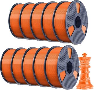 OEM Filamento Para Impresora 3d, Alta Resistencia, Dureza, Color Naranja Claro