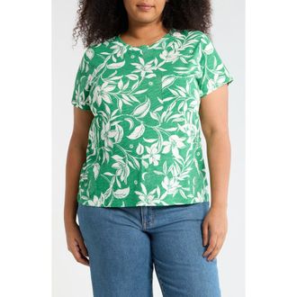 Sanctuary Cotton Blend Pocket T-Shirt in Natures Nectar Leaf Green at Nordstrom Rack, Size 3 X