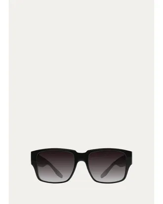 Barton Perreira Mens Duke Acetate Oversized Square Sunglasses
