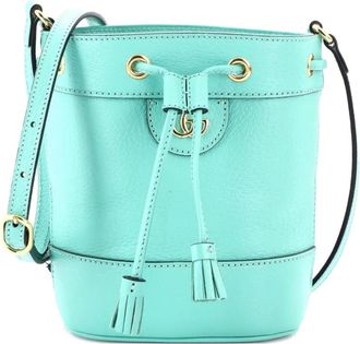 Gucci Ophidia Leather Mini bucket bag - Groen