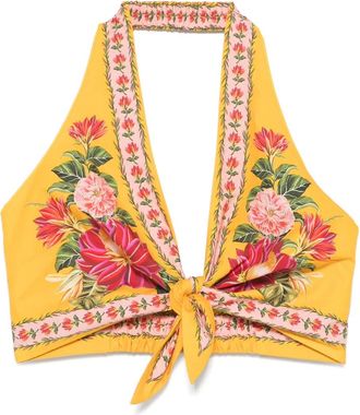 Farm Rio Top Spring Awakening - Giallo