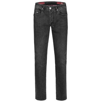 Sartoria Tramarossa Rechte jeans - Heren - Jeans - Zwart - Maat: W31 Katoen