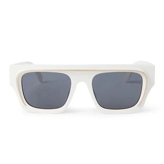 Palm Angels Sunglasses Peri061 0107 Salton White/Dark Grey Unisex