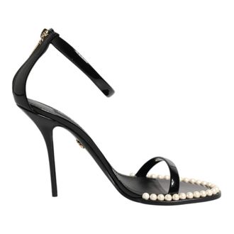 Dolce & Gabbana Dames, Schoenen, Zwart, Maat: 40 1/2 EU Leer