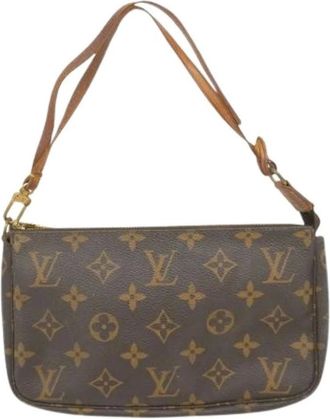 Louis Vuitton Pre-owned Shoulder Bags, female, Brown, Size: ONE SIZE Pre-owned Pouch