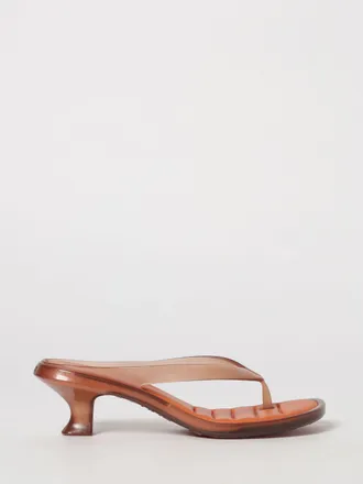 Melissa PVC Thong Sandals with Open Toe and Medium Heel