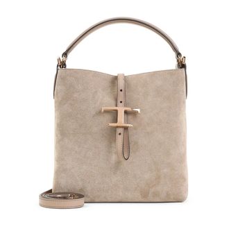 Tod's Handbags, female, Beige, ONE SIZE, T Timeless Shoulder Bag