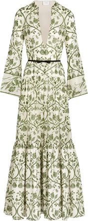 Giambattista Valli Caftano a fiori - Verde