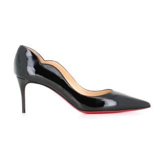 Christian Louboutin Schoenen, Dames, Zwart, 37 EU, Zwarte Lakleren Hakken