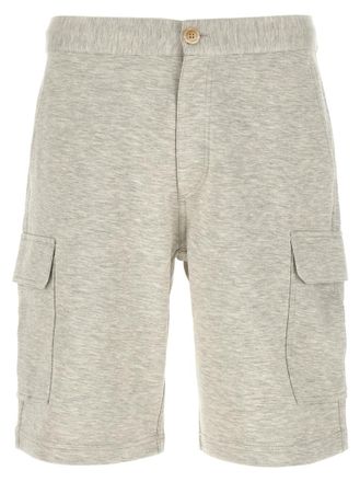 Brunello Cucinelli Grey Solid Shorts
