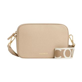 Coccinelle Cross Body Bags, female, Beige, Size: ONE SIZE Tebe Camera Bag