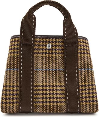 Rue de Verneuil Travers&eacute;e S Pdg Sellier Wool Tote bag - Chocolate - One Size
