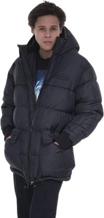 Iceberg Down Jacket - Heren - Gewatteerde jassen - Zwart - L - Leer - Jassen