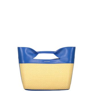 Alexander McQueen Blue And Yellow Elegant Handbag