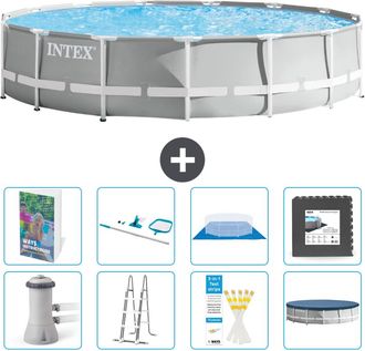 Intex Piscina Prism Frame Redonda - 457x107 Cm - 9-piezas S565