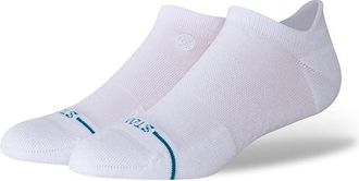Stance Icon Low Tab Knee High Socks Shoes White : MD (US Mens Shoe 6-8.5 - Womens Shoe 8-10.5), Cotton/Nylon/Polyester
