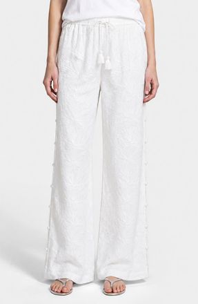 Calypso St. Barth Guadalupe Pants in Ivory at Nordstrom, Size X-Small