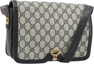 Gucci Pre-owned Plastic gucci-bags - Dames - Vintage Schoudertas - Blauw - ONE Size - Vintage