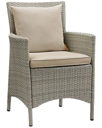 ModWay Conduit Outdoor Patio Wicker Rattan Dining Armchair