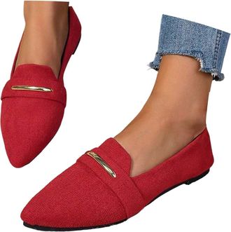 Generic Womens casual shoes | Pointed Toe Slip On Loafers for Everyday Comfort and Versatile Wear end start s Designed for daily casual use with a refined poi