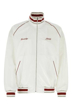 Givenchy White Nylon Bomber Jacket