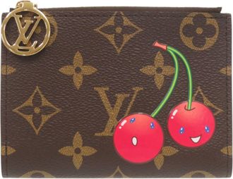 Louis Vuitton Brown Cherry Monogram Monogram Wallet (Bi-Fold) (Pre-Owned)