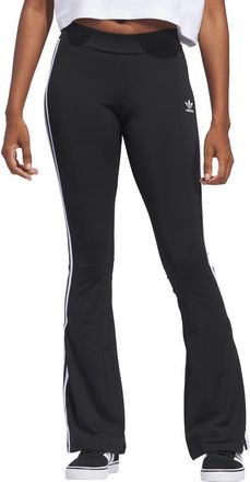 adidas Flare Leggings in Black at Nordstrom, Size Small
