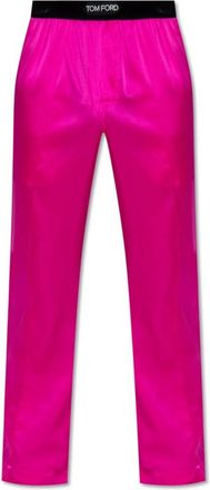 Tom Ford Zijden pyjamabroek - Heren - Pyjama - Roze - XS - Nachtkleding