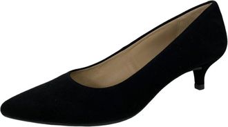 Unisa Zwarte Su&egrave;de Schoen met Smalle Pasvorm - Dames - Pumps - Zwart - 36 EU - Su&egrave;de - Schoenen