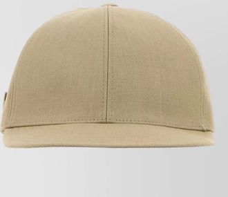Prada linen baseball cap