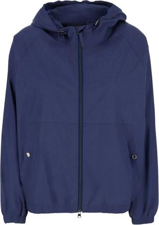 Dunst Summer Breeze Windbreaker - Dames - Zomerjassen - Blauw - XS - Katoen - Jassen