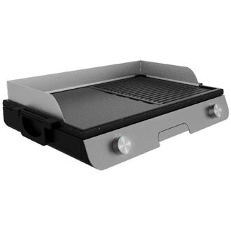 Cecotec Cecotec Barbacoa El&eacute;ctrica De Sobremesa Perfectroast 3000 Inox. 3000 W, Superficie De Cocinado Mixta, Revestimiento Antiadherente Rockstone, Termostat
