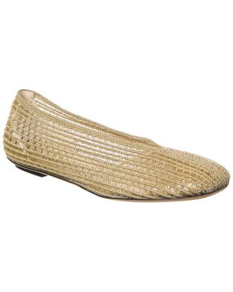 Victoria Beckham Lurex Mesh Ballet Flat
