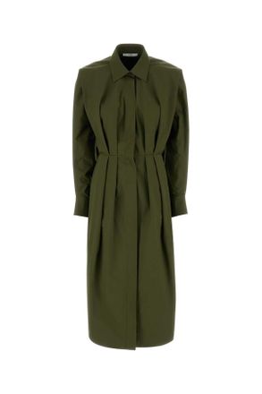 Givenchy Khaki Poplin Shirt Dress