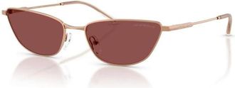 Emporio Armani Ea 2174B 301175 Cat-eye Zonnebril - Dames - Zonnebrillen - Geel - 55 MM - Accessoires