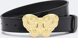 Valentino Garavani Flutterby leather belt