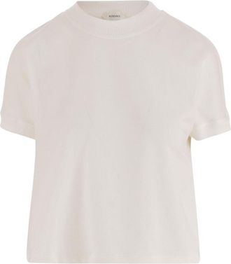 Versace White Round Neck Short Sleeves T-Shirt