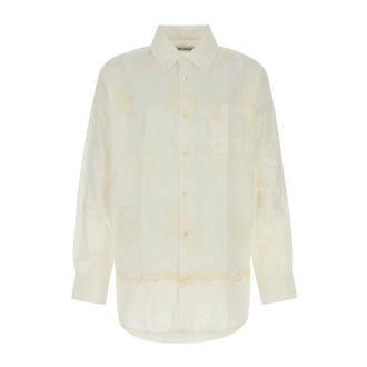 Our Legacy Casual Shirts, male, White, Size: M Oversize Cotton Shirt