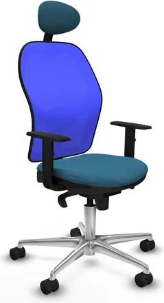 Piqueras y Crespo Sedia Ufficio Con Poggiatesta Jorquera Piqueras Y Crespo 1d086n1 Azzurro Verde Petrolio