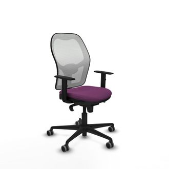 Piqueras y Crespo Piqueras Y Crespo - Jorquera Sincro Malla Blanca Similpiel Morado Brazos 1d Base Nailon Ruedas 65mm Engomada