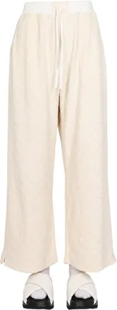 AMBUSH Monogram Cotton Trousers - White