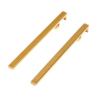 Khaite Empire Lange Oorbellen - Dames - Oorbellen - Geel - ONE Size - Accessoires