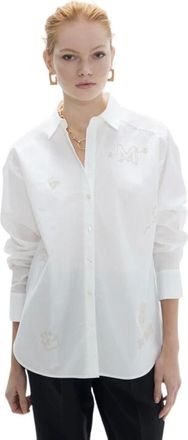 Lola Casademunt Overhemden, Dames, Wit, L, Aizumi Blouse