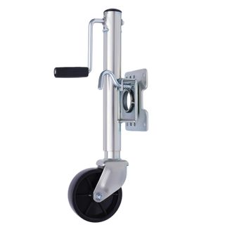 OEM Gato Para Remolque, Capacidad De 1200 Lb, Dise&ntilde;o Giratorio, Color Plata